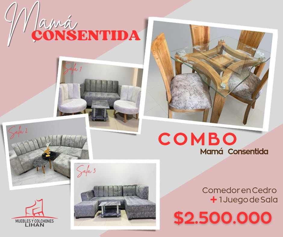 Combo de sala + comedor 2