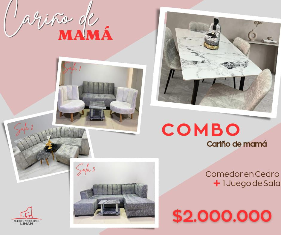 Combo de sala + comedor 1
